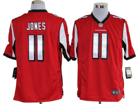 NFL Red Atlanta Falcons 11 Wide Receiver Julio Jones Nike Game Jerseys